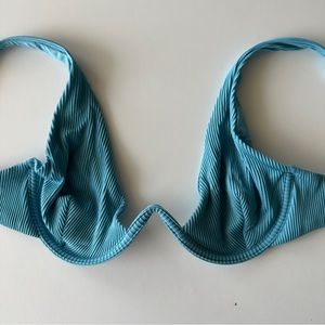 OneOne Swimwear Blue Ribbed Top